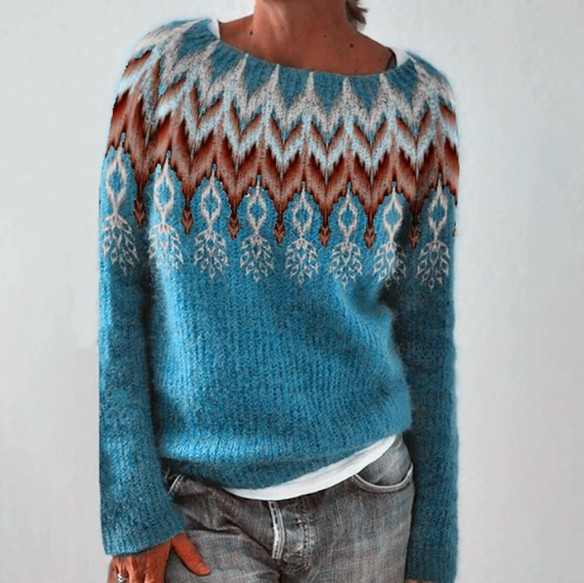 Silvia™ - Elegant Vintage Sweater for Unforgettable Encounters